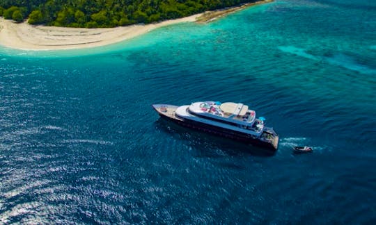 Charter 98' Azalea Power Mega Yacht in Male, Maldives
