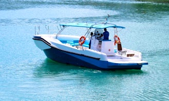 Head our on this fishing charter in  Victoria, Seychelles up to 25 people