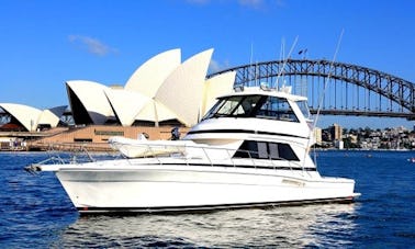 Cruzeiros de luxo de 5 estrelas a bordo de um iate a motor em Sydney