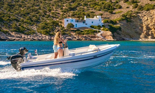 "Apollon" 4.5m/30hp - No License required in Sifnos island