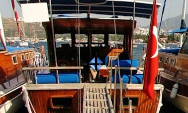 Goélette Charter 49' Ali Captain II à Bitez, Muğla