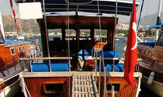 Charter 49' Ali Captain II Gulet in Bitez, Mugla