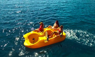 Rent 10' Pedal Boat for fun in Desimi, Greece