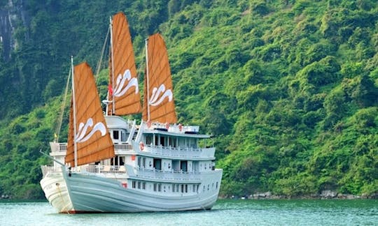 Croisière à la jonque sur Paradise, baie d'Halong