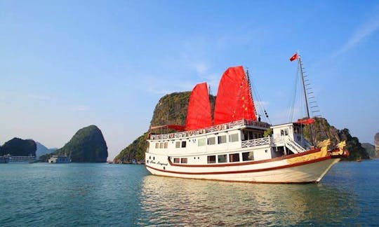 Enjoy Cruising in Ha Long, Vietnam on Sun Legend Passenger Boat