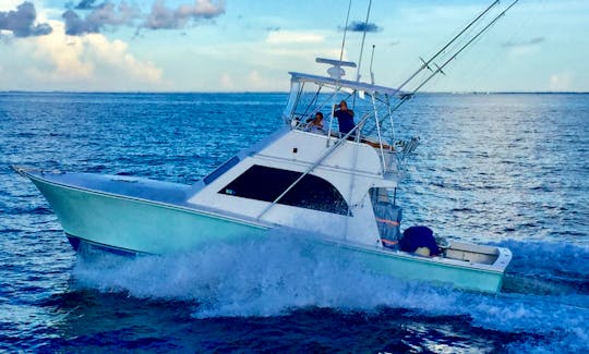 ''KEEN M'' 41' Sport Fisherman, Fishing Charter in Isla Mujeres, Mexico