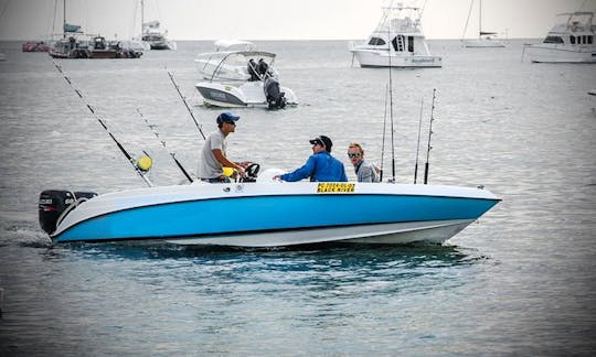 Enjoy Fishing in Rivière Noire, Mauritius on 30' Sports Fisherman