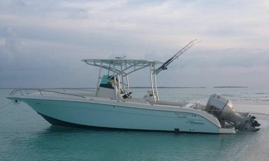 Disfrute de la pesca en Gran Roque, Venezuela, en la consola central