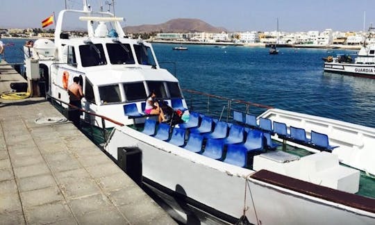 Ferry Boat to Lobos Island from Corralejo (Fuerteventura, Canary Islands)