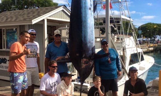 823 lb. Pacific Blue Marlin