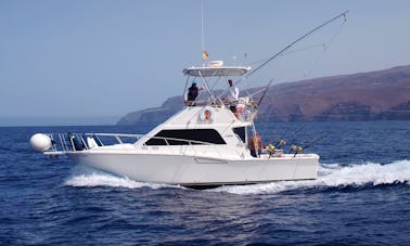 Profitez de la pêche à San Sebastián de La Gomera, en Espagne, à bord du Cabot Sport Fisherman de 35 minutes