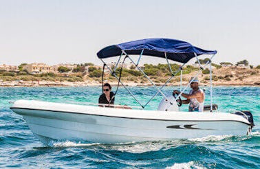 Rent 16ft ''Andromeda'' Deck Boat in Mallorca, Spain