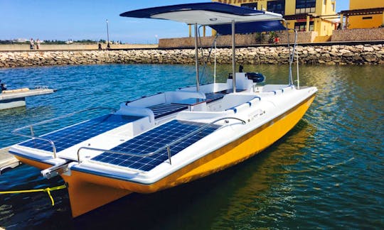 Private Eco-Friendly Solar Powered Boat Rental in Portimão, with Captain