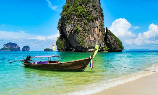 Enjoy Fishing In Port Blair, Andaman And Nicobar Islands On Long Tail Boat