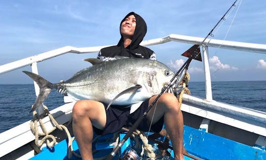 Enjoy Fishing in Ngwesaung, Myanmar on Trawler