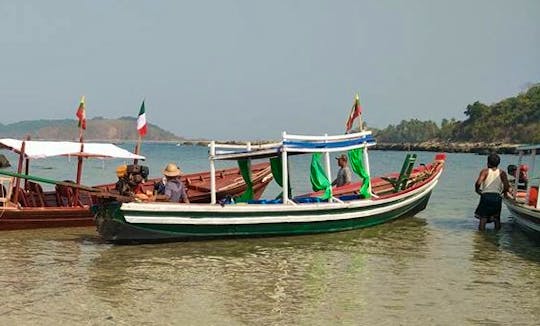 A private boat trip or public trip with one of our guides in Myanmar