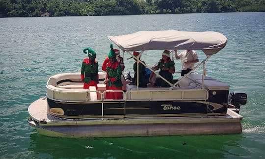 Enjoy Private Tour On 19' Tahoe Pontoon In Erakor Lagoon, Vanuatu