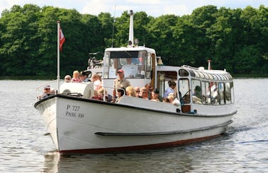 Charter "The Tourist" Canal Boat in Silkeborg, Denmark