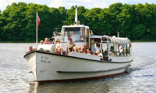 Charter "The Tourist" Canal Boat in Silkeborg, Denmark