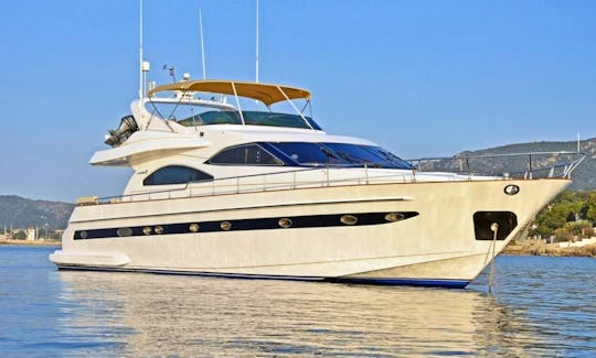 Crewed Power Mega Yacht Astondoa 72' for charter in Eivissa