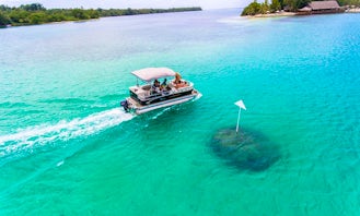 Enjoy Private Tour On 19' Tahoe Pontoon In Erakor Lagoon, Vanuatu