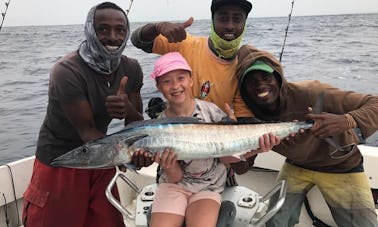 Enjoy Fishing in Watamu, Kenya on a Center Console for up to 4 angler