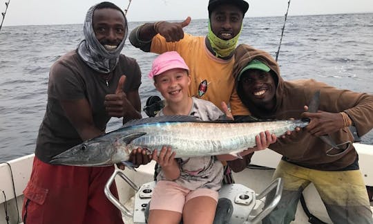 Enjoy Fishing in Watamu, Kenya on a Center Console for up to 4 angler