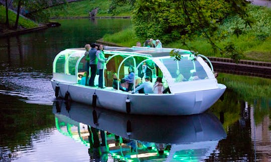 Tour in Rīga by boat for up to 10 passengers