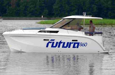 ''Futura 860'' Motor Yacht Charter in Giżycko