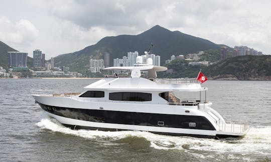 Sleek Western Cruiser - Iate a motor SeaDancer para 50 pessoas na Ilha de Hong Kong