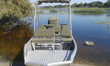 Charter a Pontoon Boat in Maun, Botswana for up to 10 people