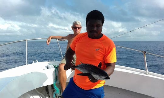 Half day fishing trip in Watamu, Kenya on a Center Console