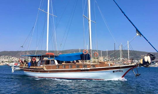 Daily Sailing Gulet Trips for 10 Person in Muğla, Turkey