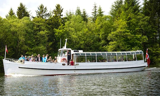 Charter this ''Ternen'' Canal Boat in Silkeborg, Denmark