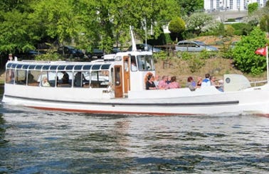 Charter "Falcon" Canal Boat in Silkeborg, Denmark