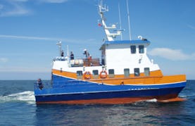 Fishing Trips in Kołobrzeg, Poland on Globetrotter Power Catamaran
