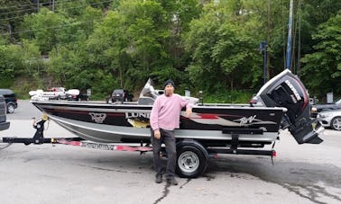 Bateau de pêche Lund Pro V de 18'6" avec services de guide de pêche à Lévis