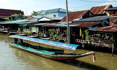 Barco para 10 personas para recorridos por el río en Bangkok