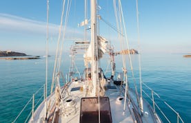 sailing classic cruise 80’s french aluminium boat