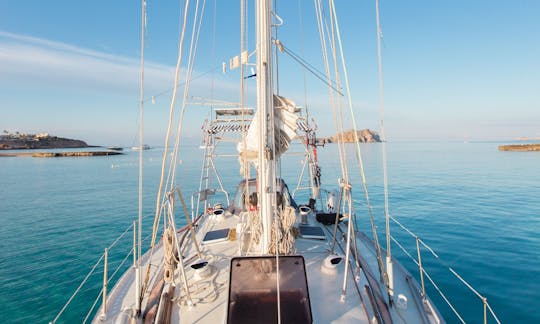 sailing classic cruise 80’s french aluminium boat