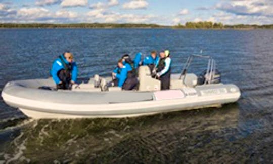 Tempest 625 Rigid Inflatable Boat with 200 hp Yamaha outboard in Kotka