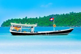 Village Tour in Koh Rong Sanloem by traditional boat