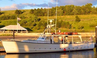 50' Fun Boat in Boston carries up to 25 guests!