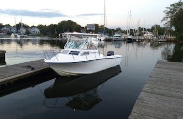 Cuddy Cabin/Walk Around bareboat fishing charter in Annapolis