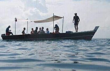 Experience a Traditional Tanzanian Boat that seats 8 People!