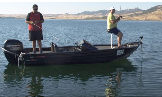 Enjoy Fishing in Puebla de Alcocer, Spain on Bass Boat