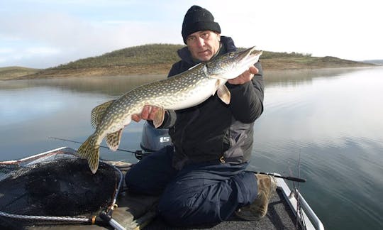 Enjoy Fishing in Puebla de Alcocer, Spain on Bass Boat