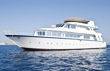 Experience Liveaboard Diving in South Sinai onboard 108' Snefro Sprit Dive Boat