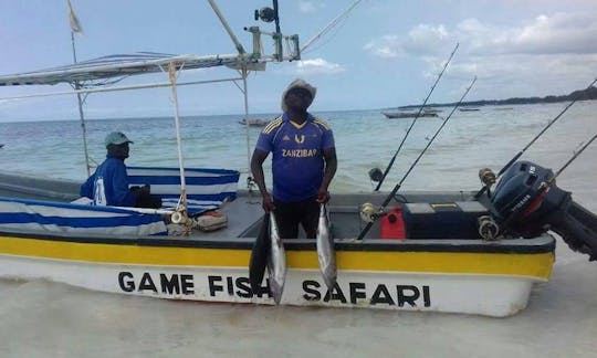 Enjoy Fishing in Kizimkazi, Tanzania on Dinghy