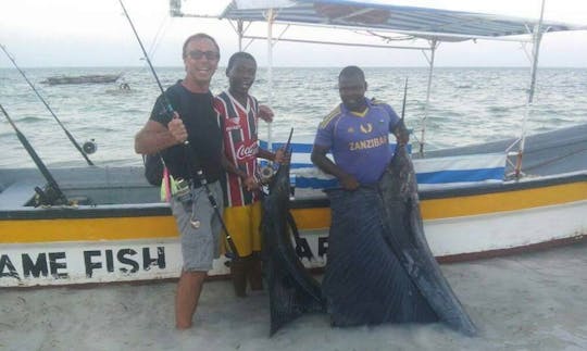 Enjoy Fishing in Kizimkazi, Tanzania on Dinghy